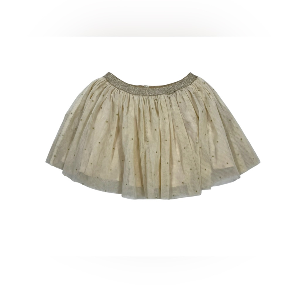 Mayoral Girl Glittery Skirt in‎ Cream Size 8 Girl's